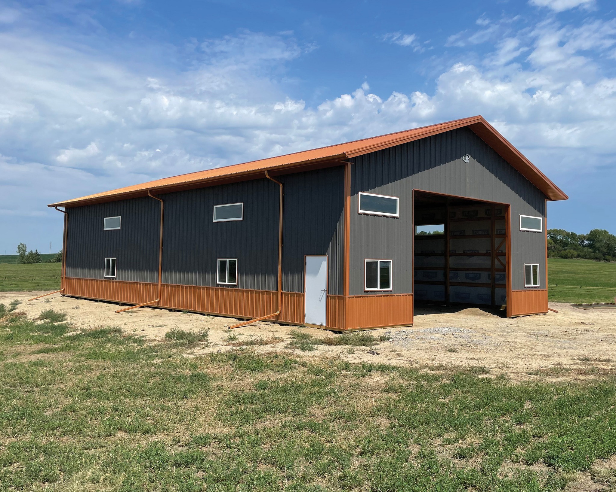 Post-frame building project in East Tennessee
